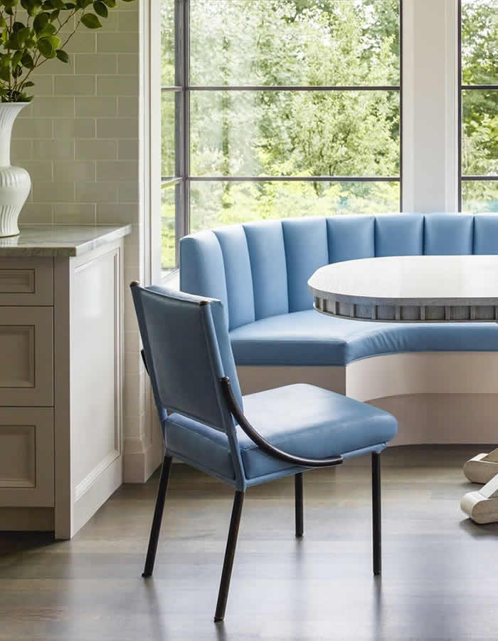 seating-residential vertical flute fixed seating
